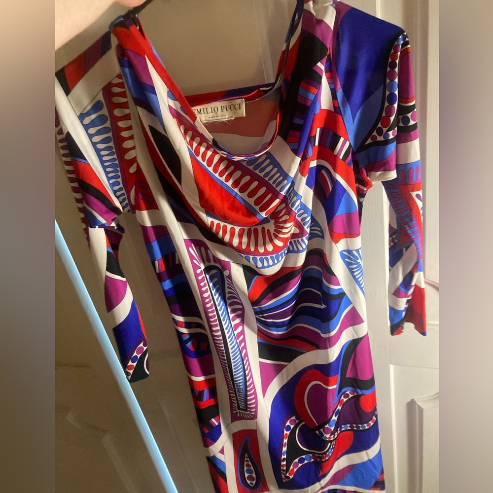 Emilio Pucci rare pattern light dress